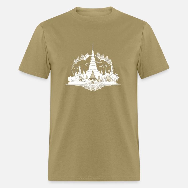 Exotic Thailand Temple Tattoo Style Reminder