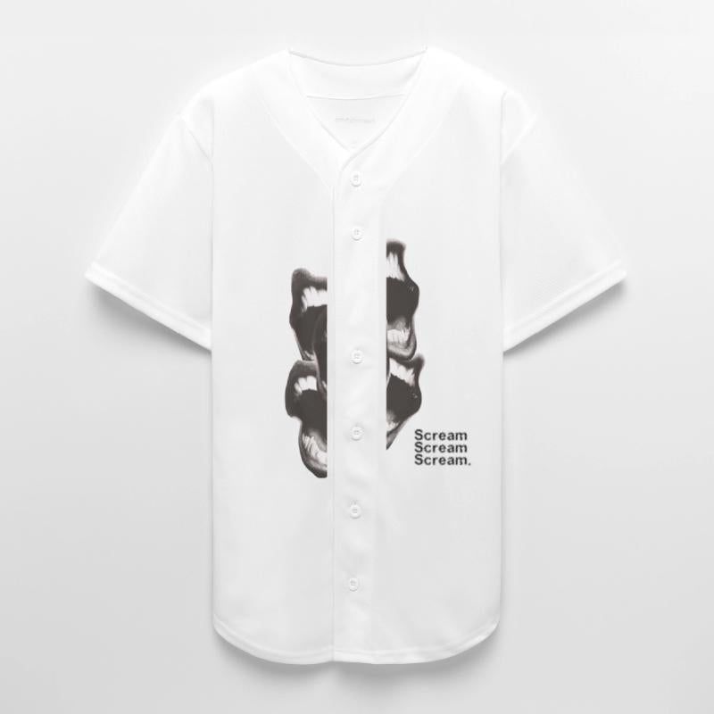 Expressive Screaming Mouths  Monochrome Art