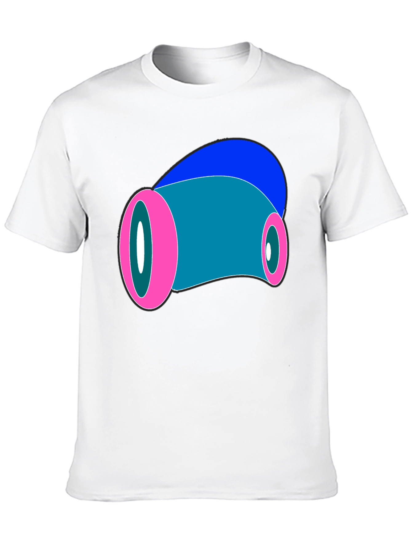 Abstract Pink & Blue Graphic Tee