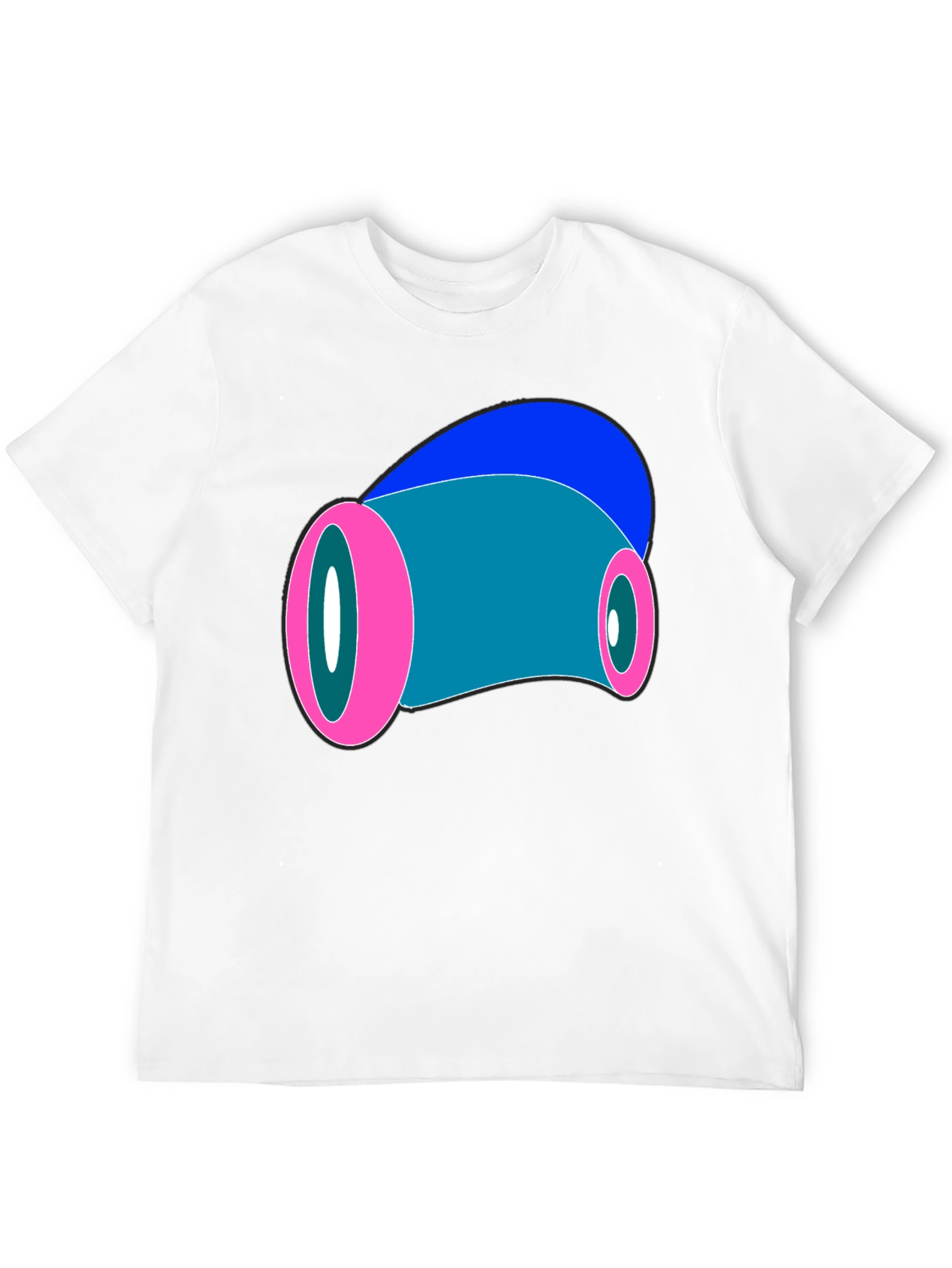 Abstract Pink & Blue Graphic Tee