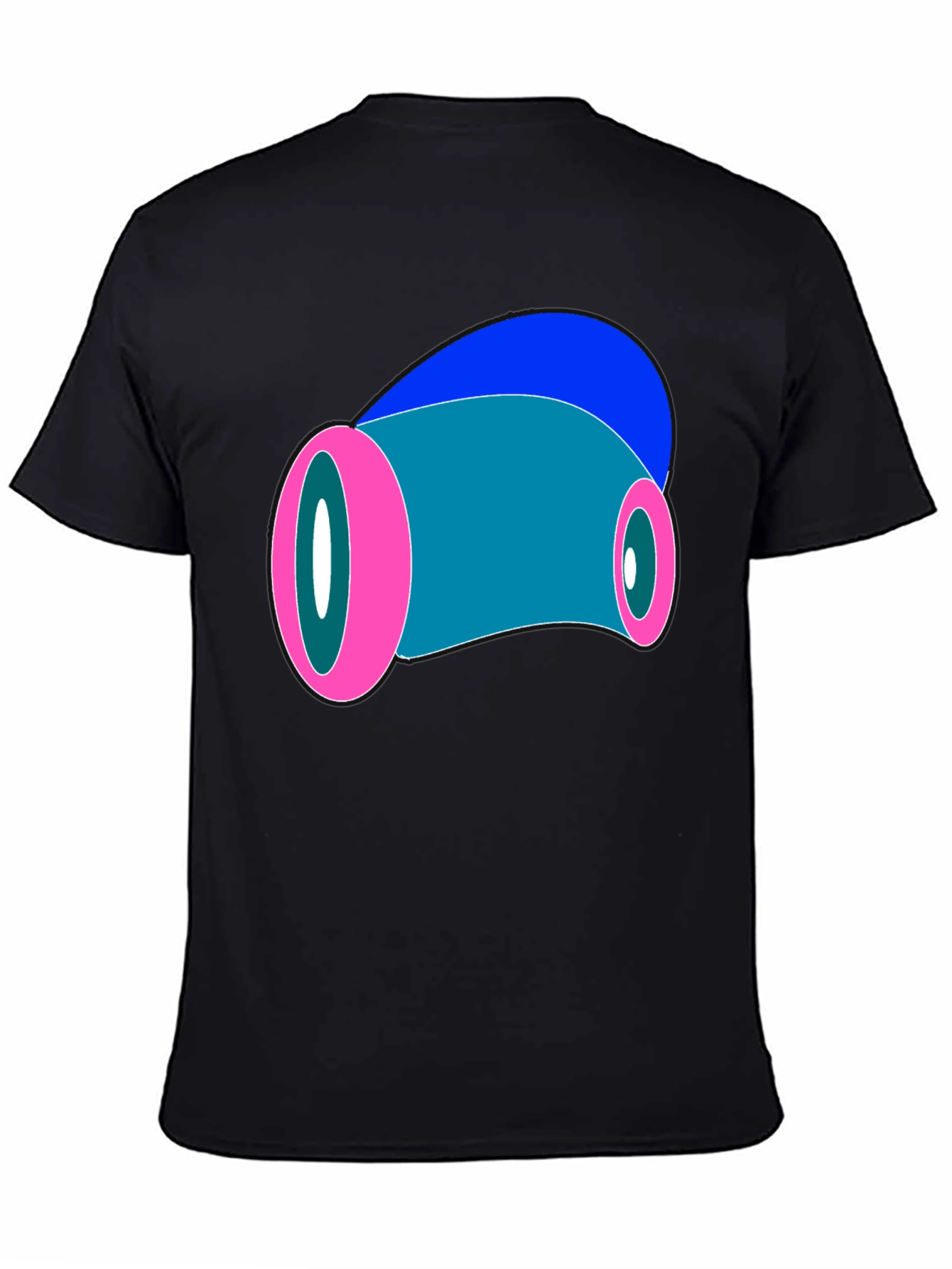 Abstract Pink & Blue Graphic Tee