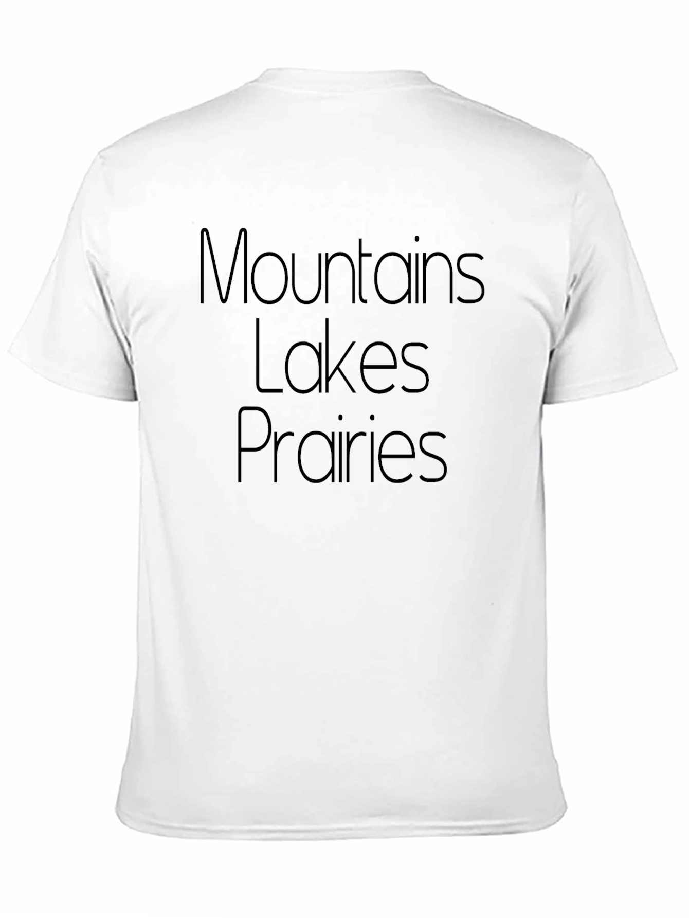 Mountains Lakes Prairies Graphic Tee