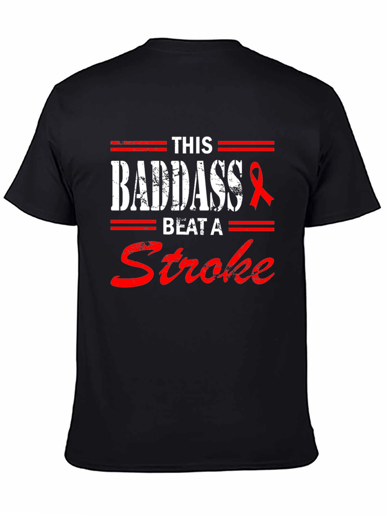 Badass Stroke Survivor Tee - Stroke Awareness Shirt
