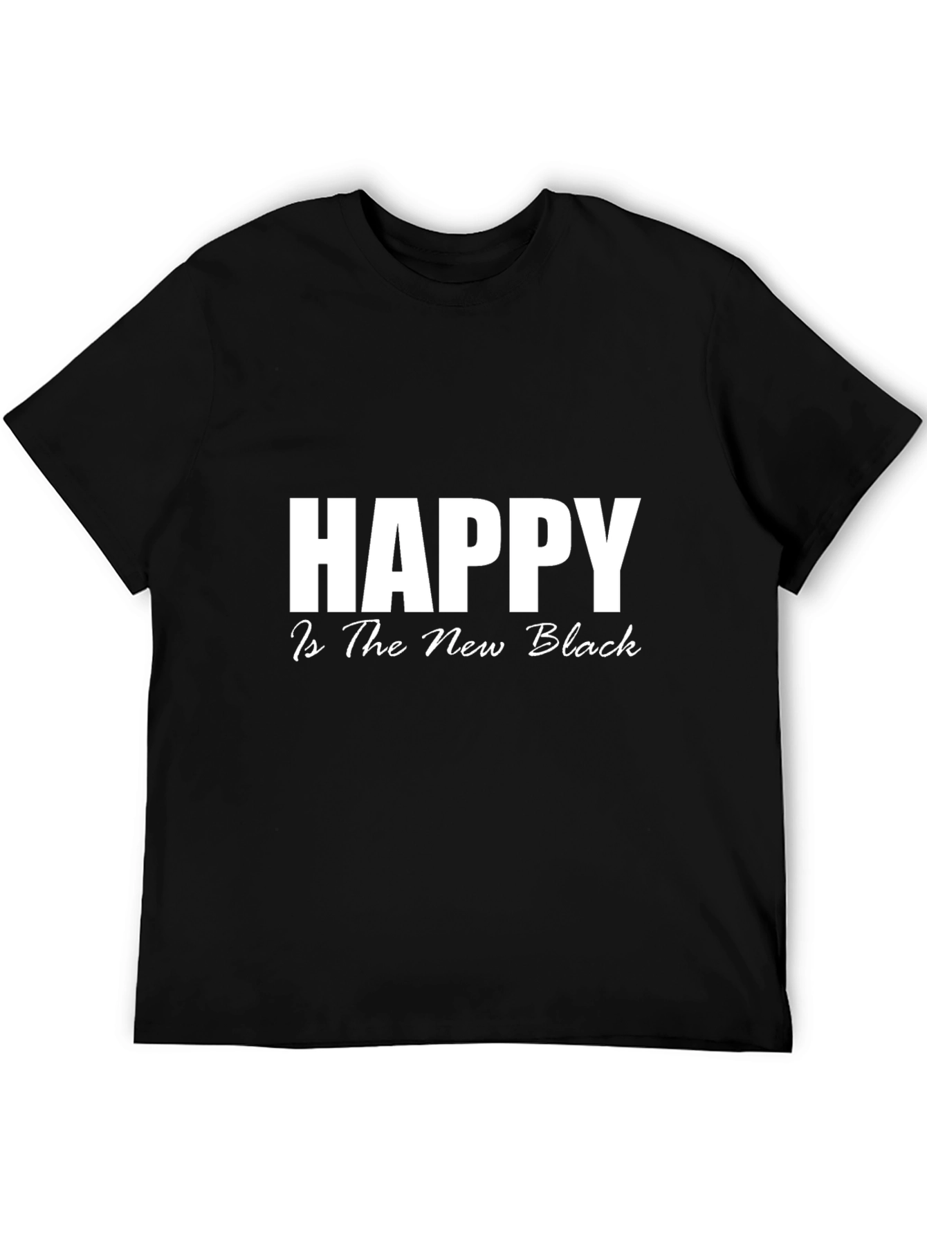 Happy is The New Black Graphic Tee