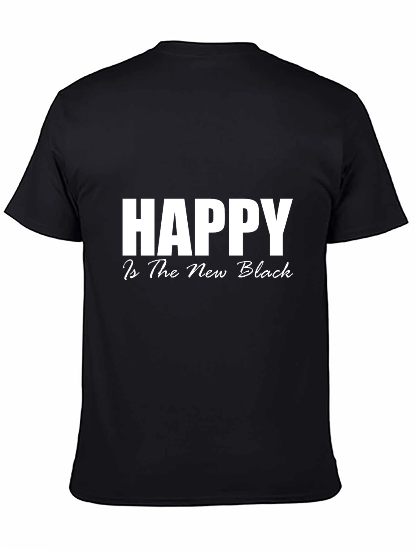 Happy is The New Black Graphic Tee