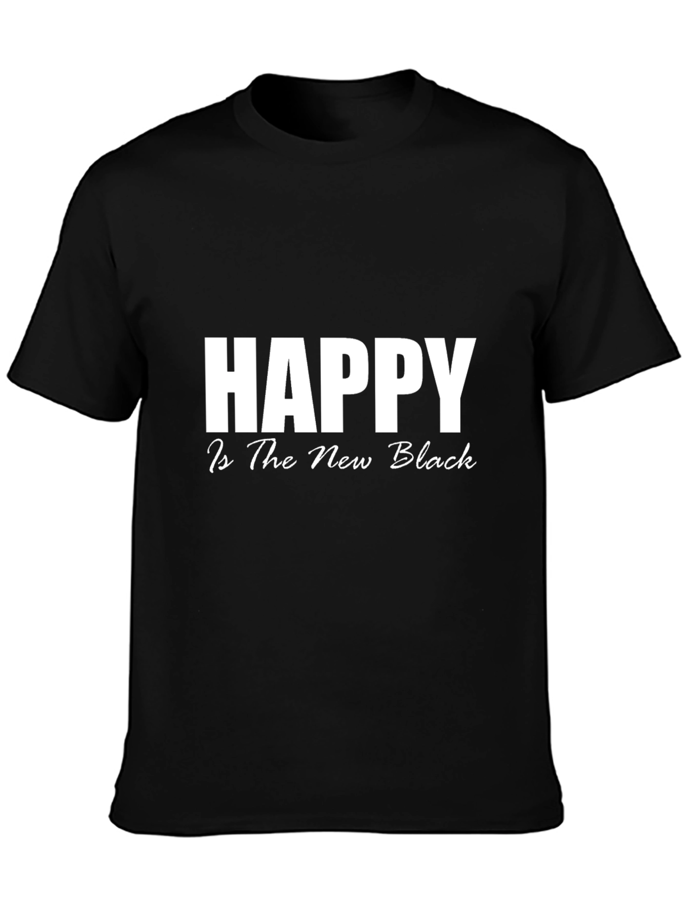 Happy is The New Black Graphic Tee