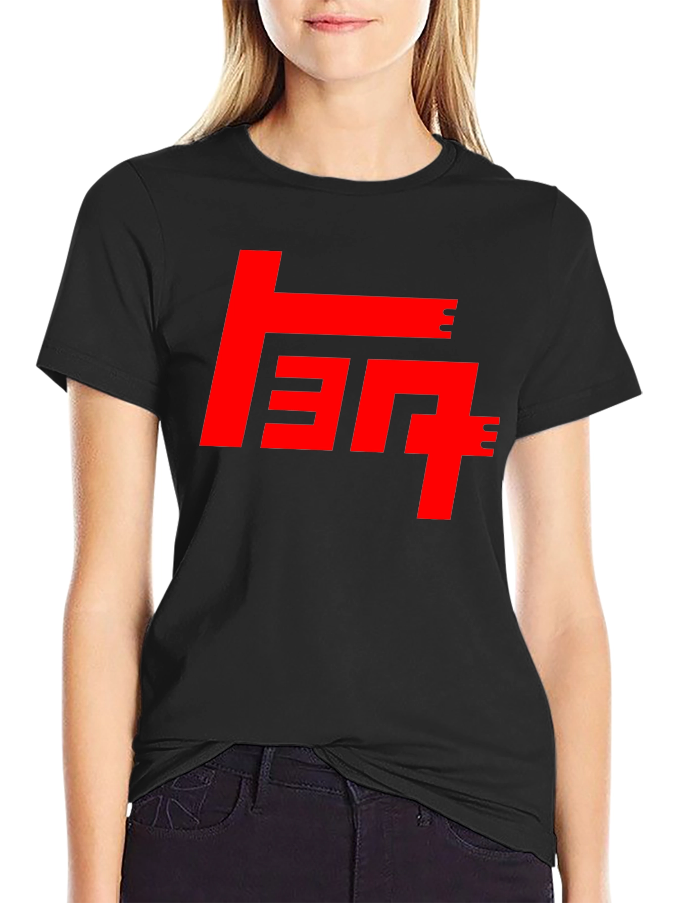 Retro Toyota Logo Graphic T-Shirt - Black