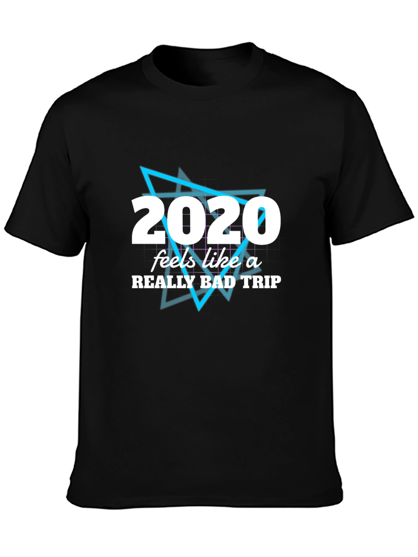 2020 Bad Trip Graphic Tee - Mens Black T-Shirt