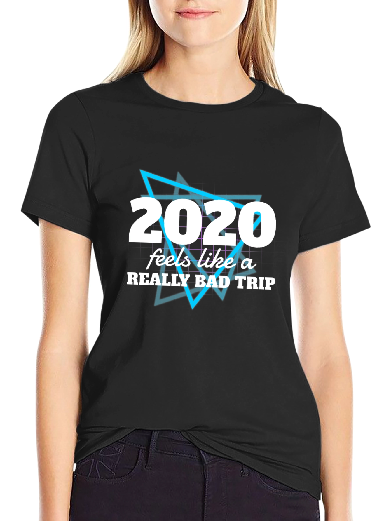 2020 Bad Trip Graphic Tee - Mens Black T-Shirt