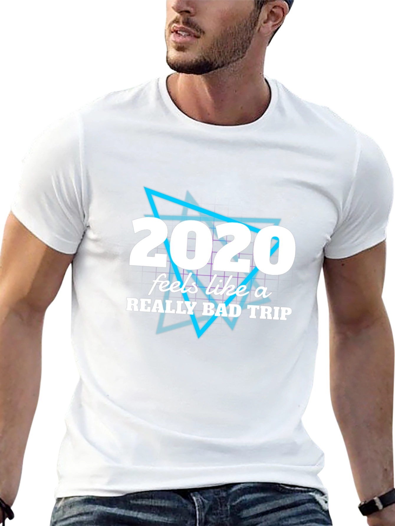 2020 Bad Trip Graphic Tee - Mens Black T-Shirt
