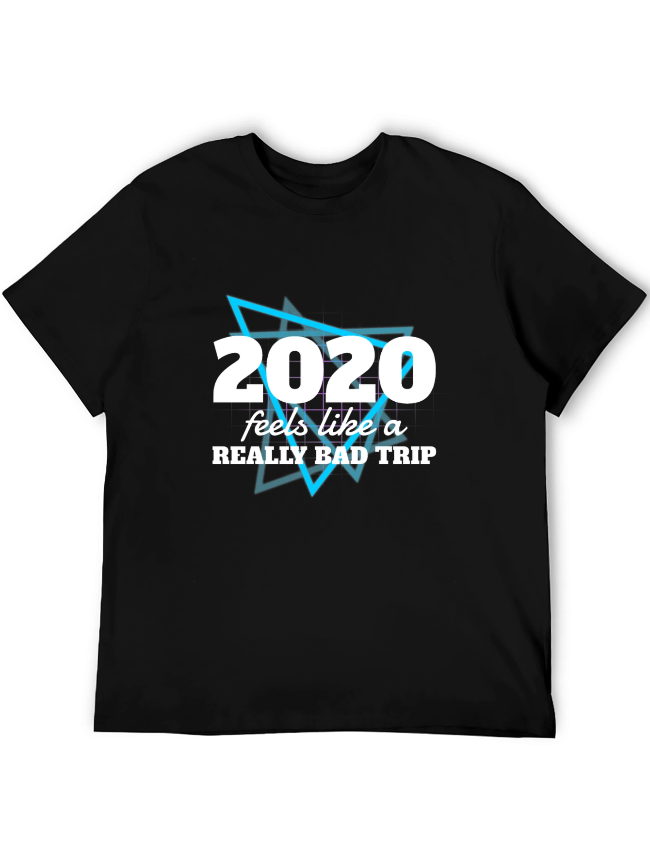 2020 Bad Trip Graphic Tee - Mens Black T-Shirt