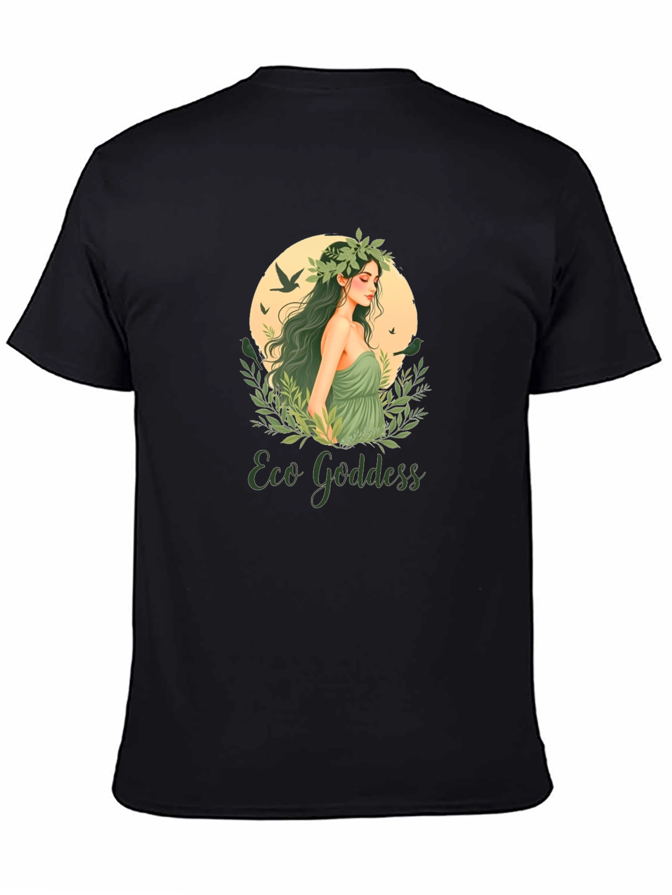 Eco Goddess Graphic Tee - Nature Inspired T-Shirt