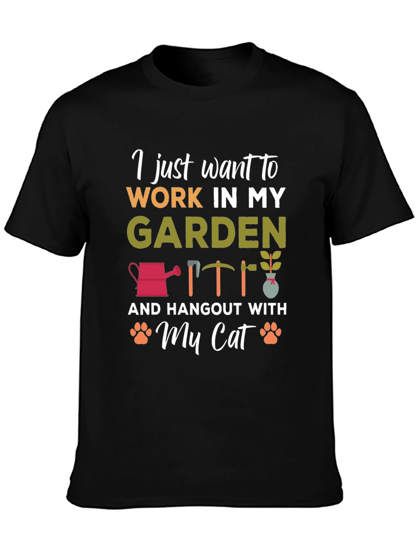 Garden & Cat Lover T-Shirt