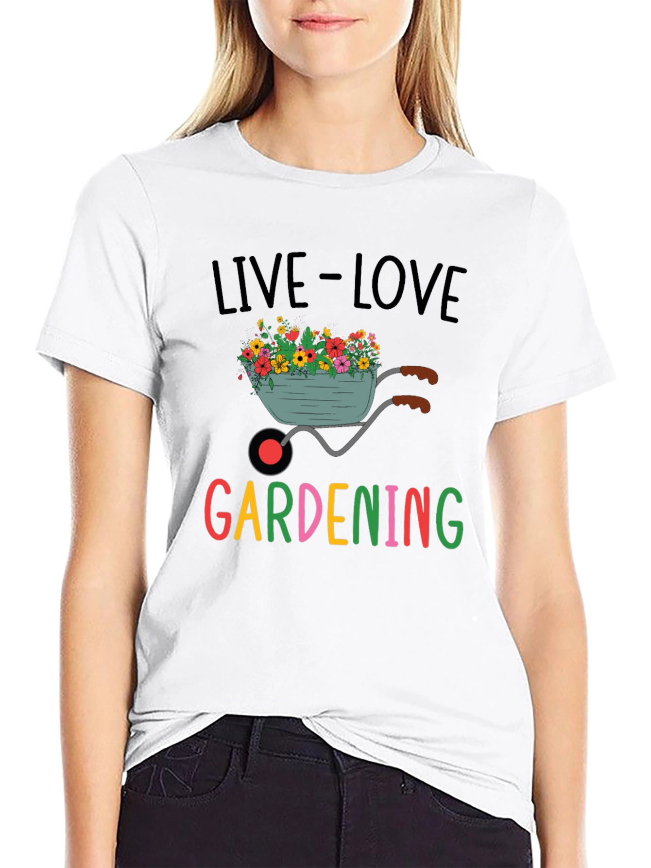 Live Love Gardening Graphic T-Shirt