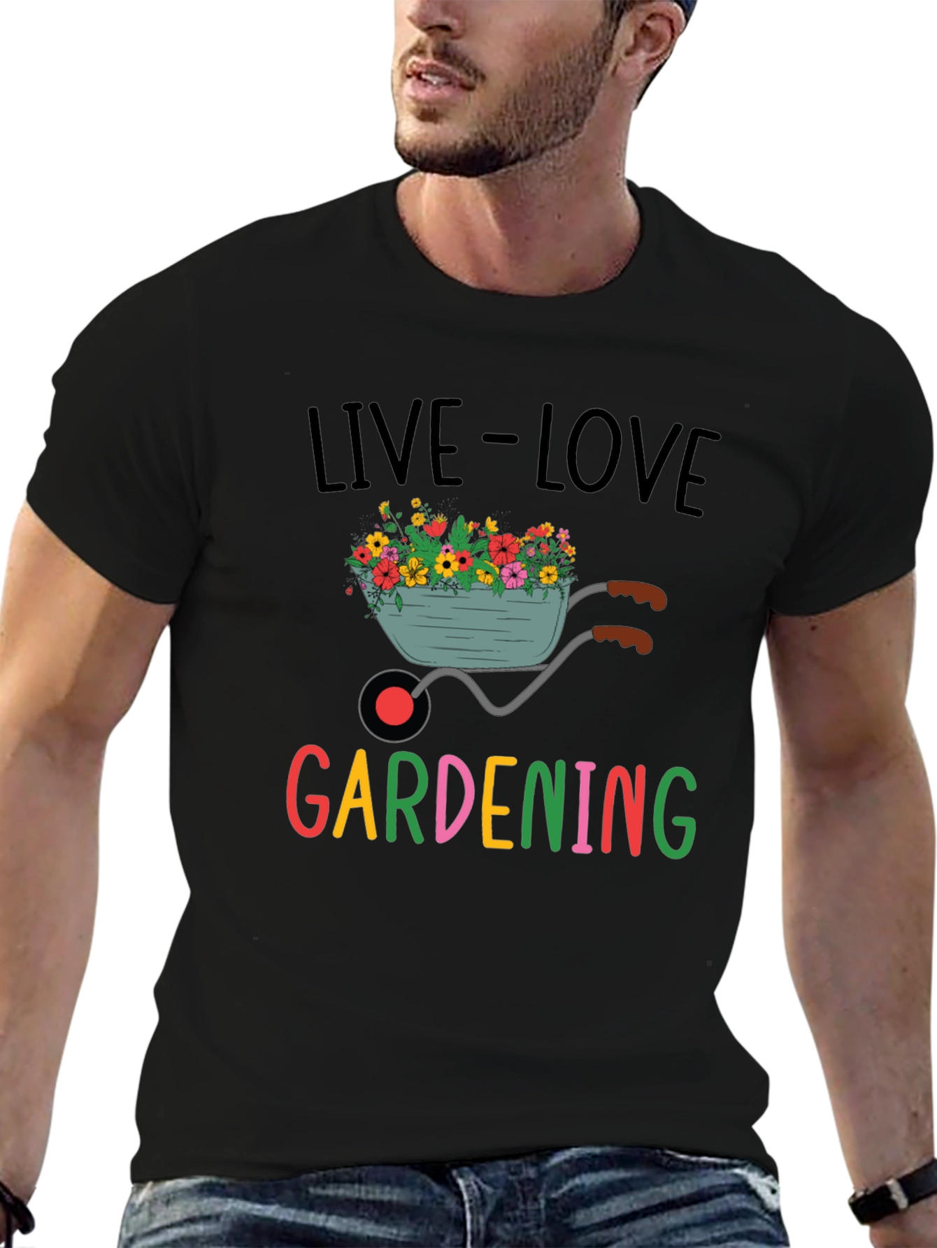 Live Love Gardening Graphic T-Shirt