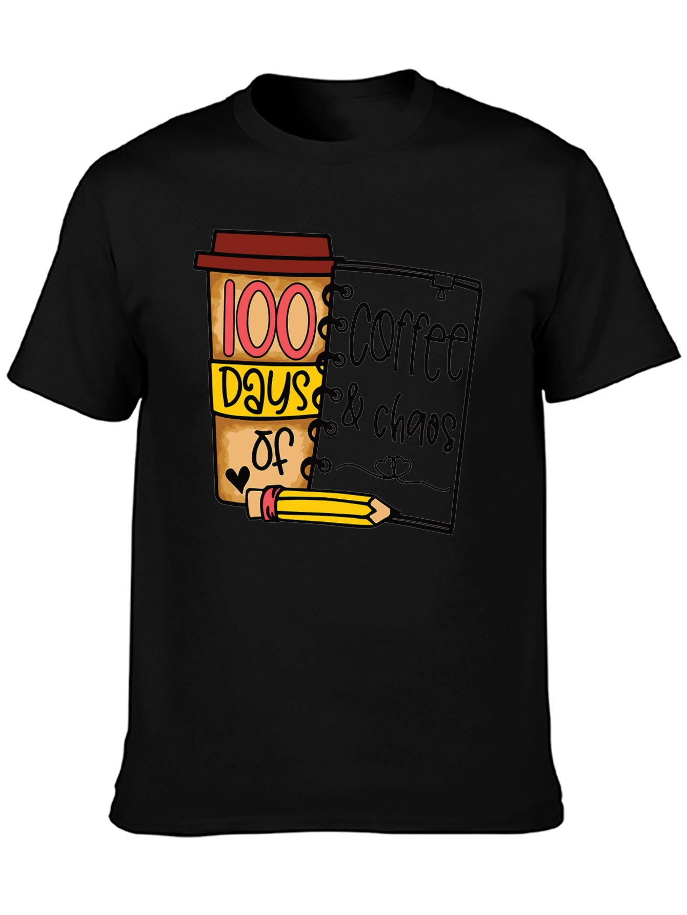 100 Days Coffee & Chaos T-Shirt