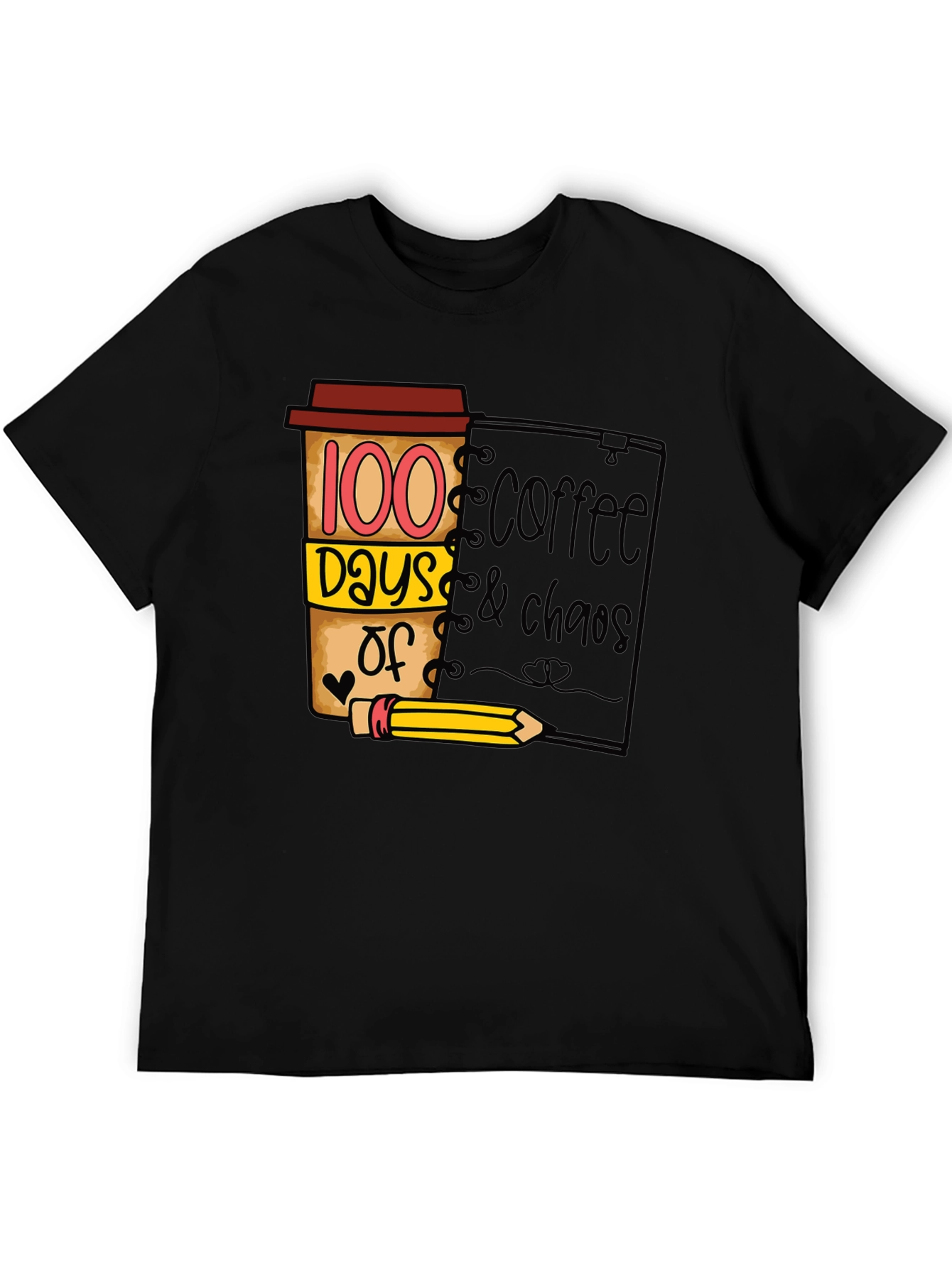 100 Days Coffee & Chaos T-Shirt