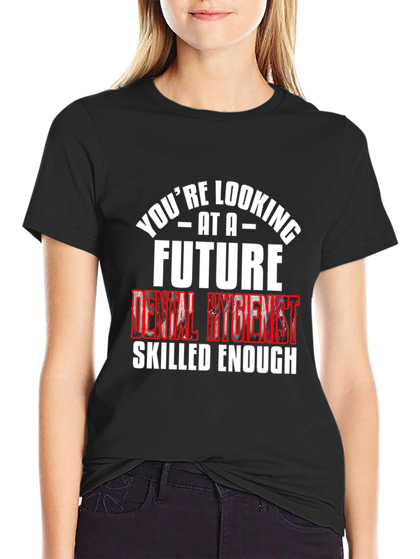 Future Dental Hygienist Black T-Shirt