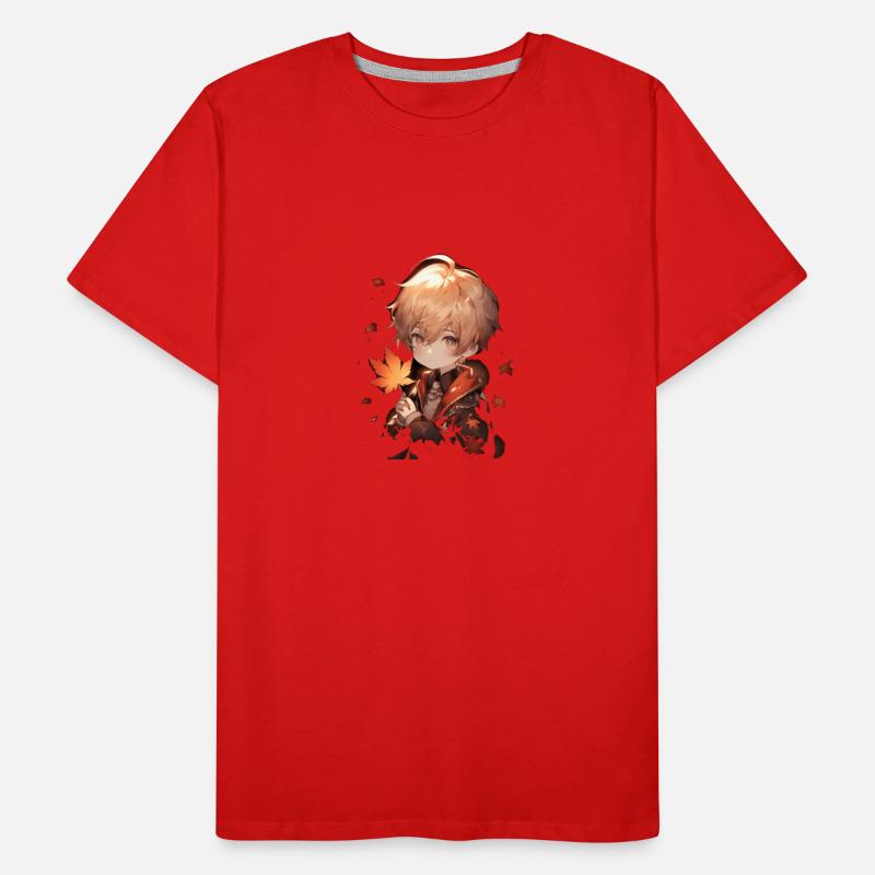Fall Maple Leaf Autumn Leaves Anime Kawaii Chibi