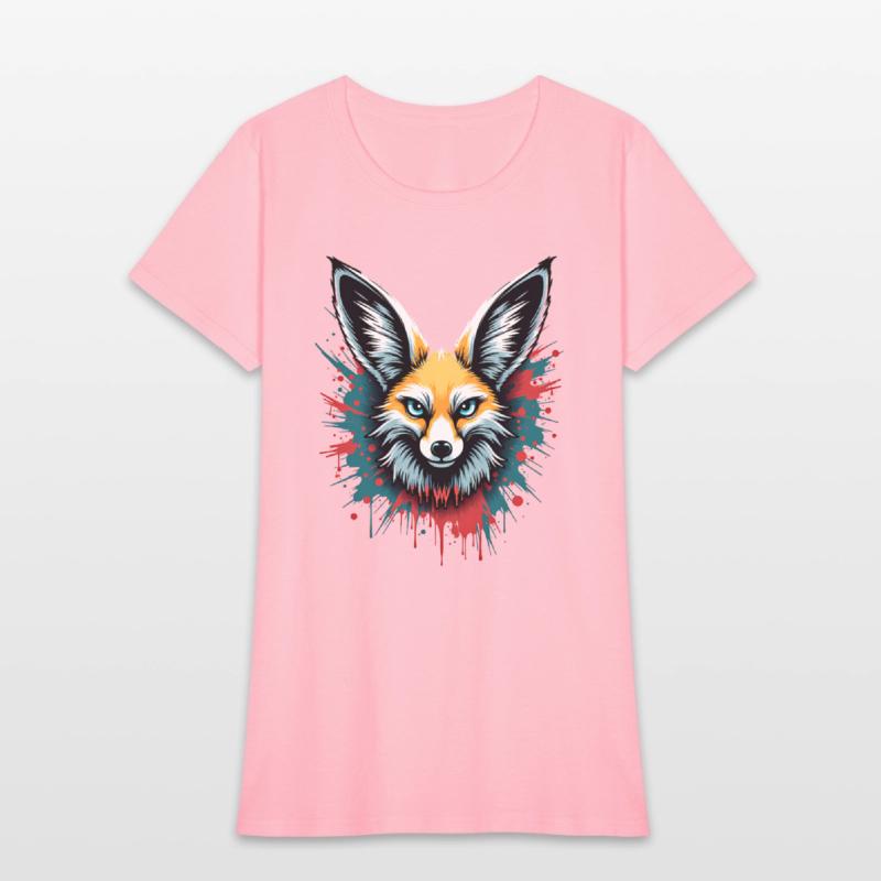Fennec Fox Graffiti – Wild Spirit Street Art Tee
