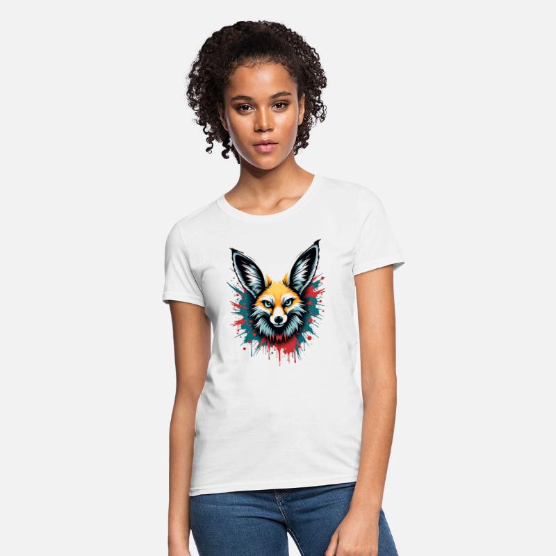 Fennec Fox Graffiti – Wild Spirit Street Art Tee