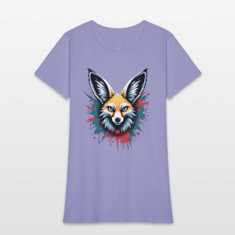 Fennec Fox Graffiti – Wild Spirit Street Art Tee