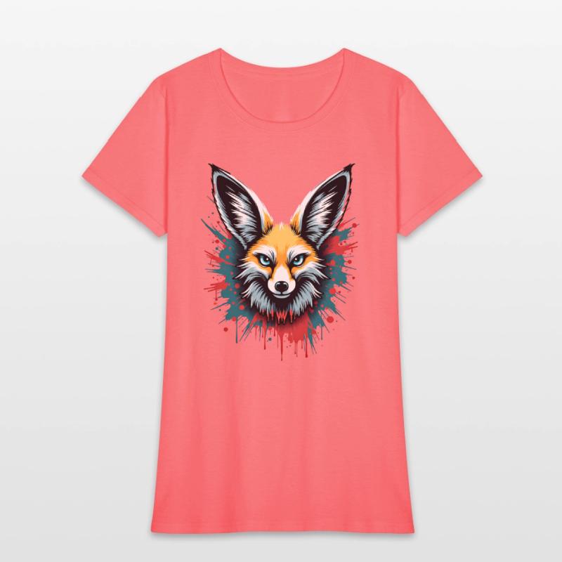 Fennec Fox Graffiti – Wild Spirit Street Art Tee