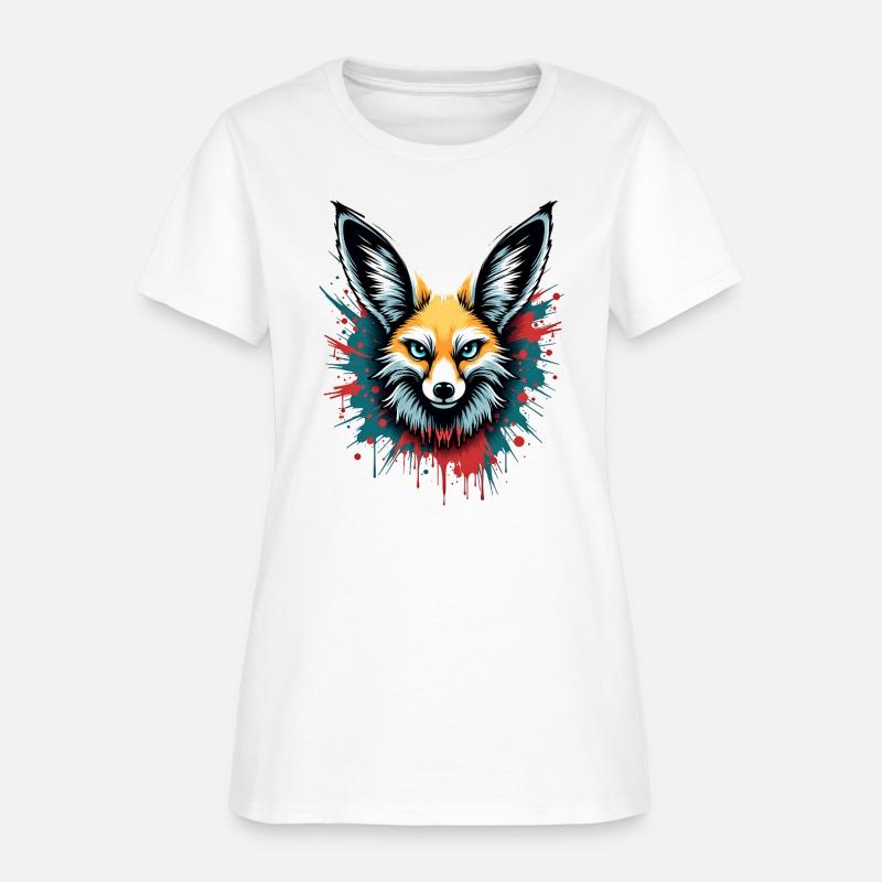 Fennec Fox Graffiti – Wild Spirit Street Art Tee