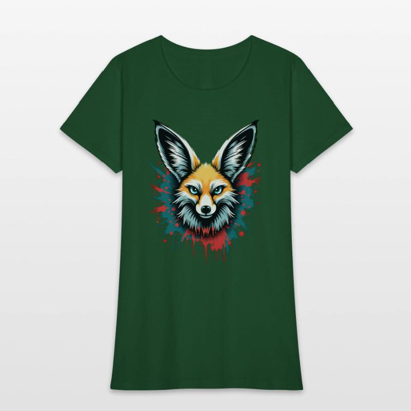Fennec Fox Graffiti – Wild Spirit Street Art Tee
