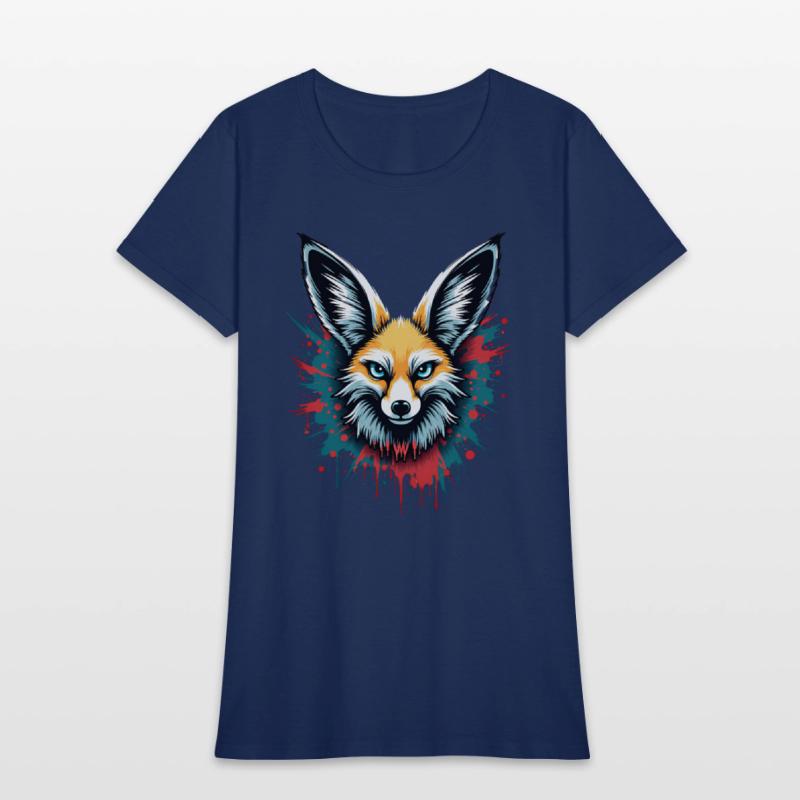 Fennec Fox Graffiti – Wild Spirit Street Art Tee
