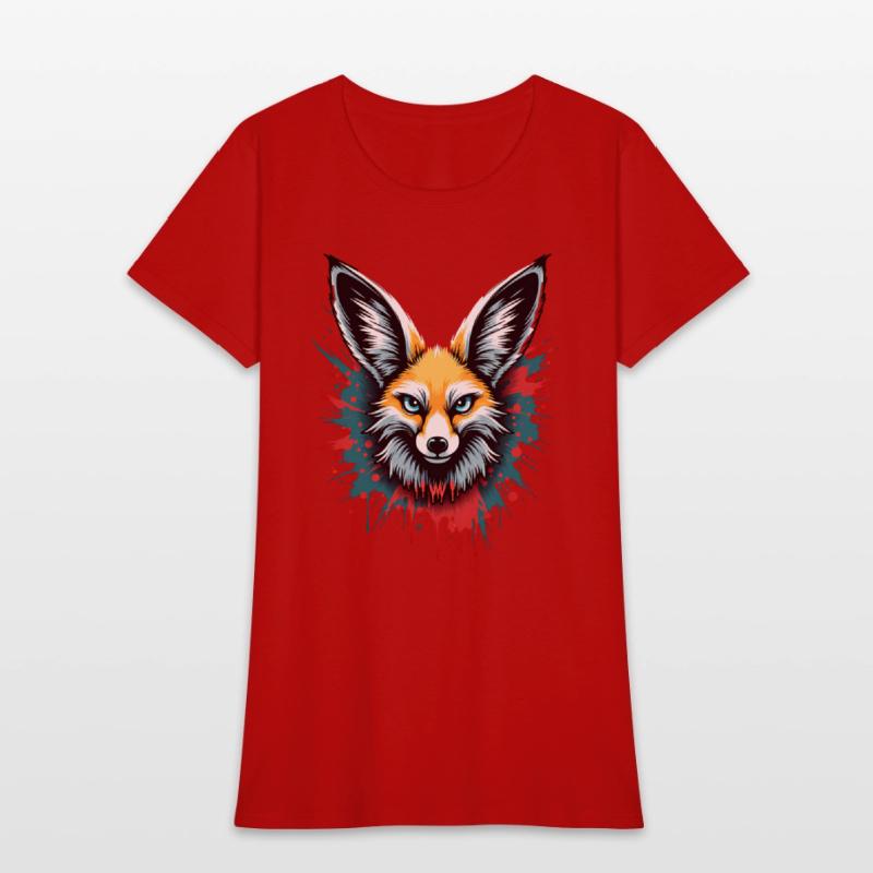 Fennec Fox Graffiti – Wild Spirit Street Art Tee