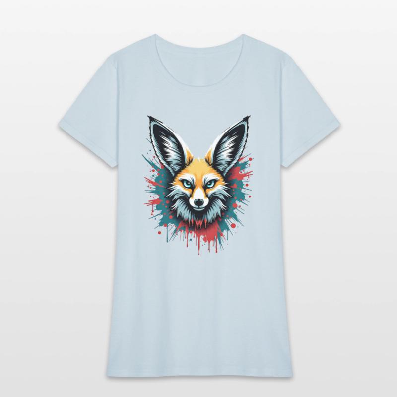 Fennec Fox Graffiti – Wild Spirit Street Art Tee