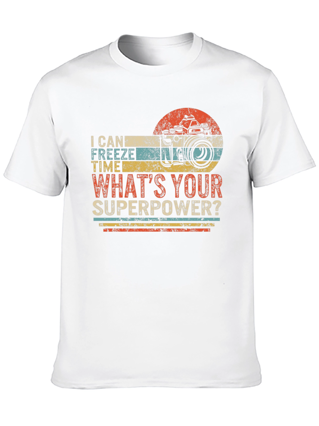 Funny Photography Superpower Graphic T-Shirt