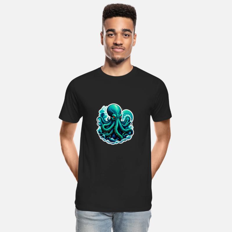 Fierce Deep Sea Octopus Art