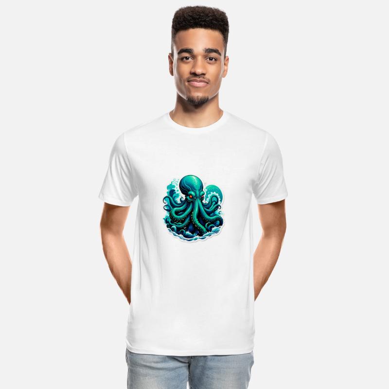 Fierce Deep Sea Octopus Art