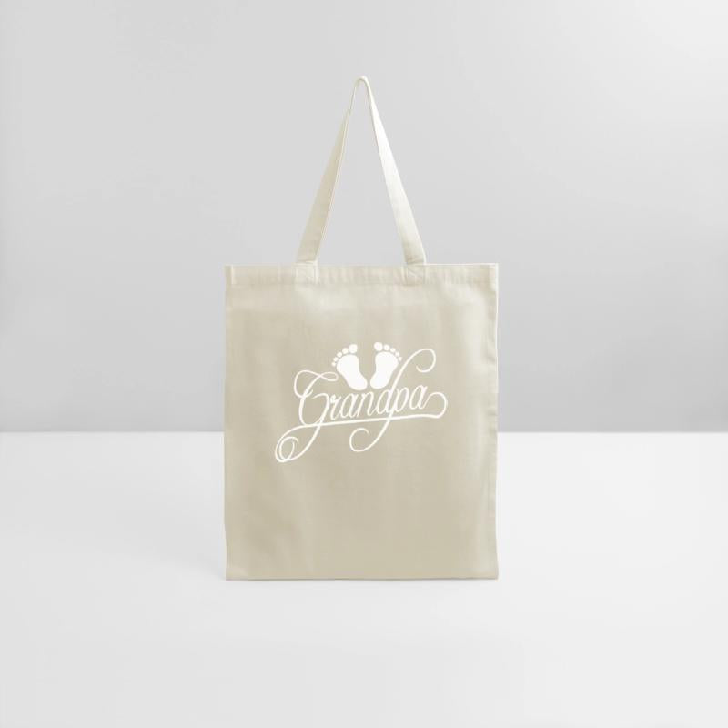 First Time Grandpa Baby Footprint Grandfather Love