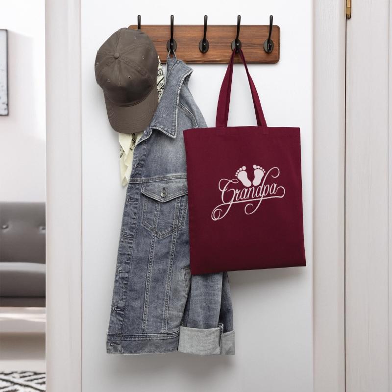 First Time Grandpa Baby Footprint Grandfather Love