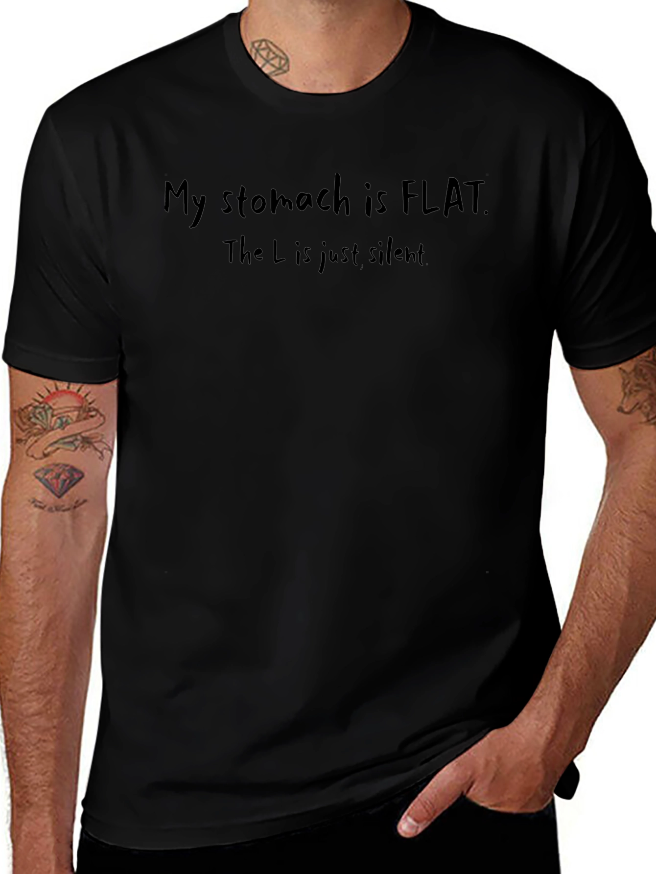 Funny Flat Stomach T-Shirt