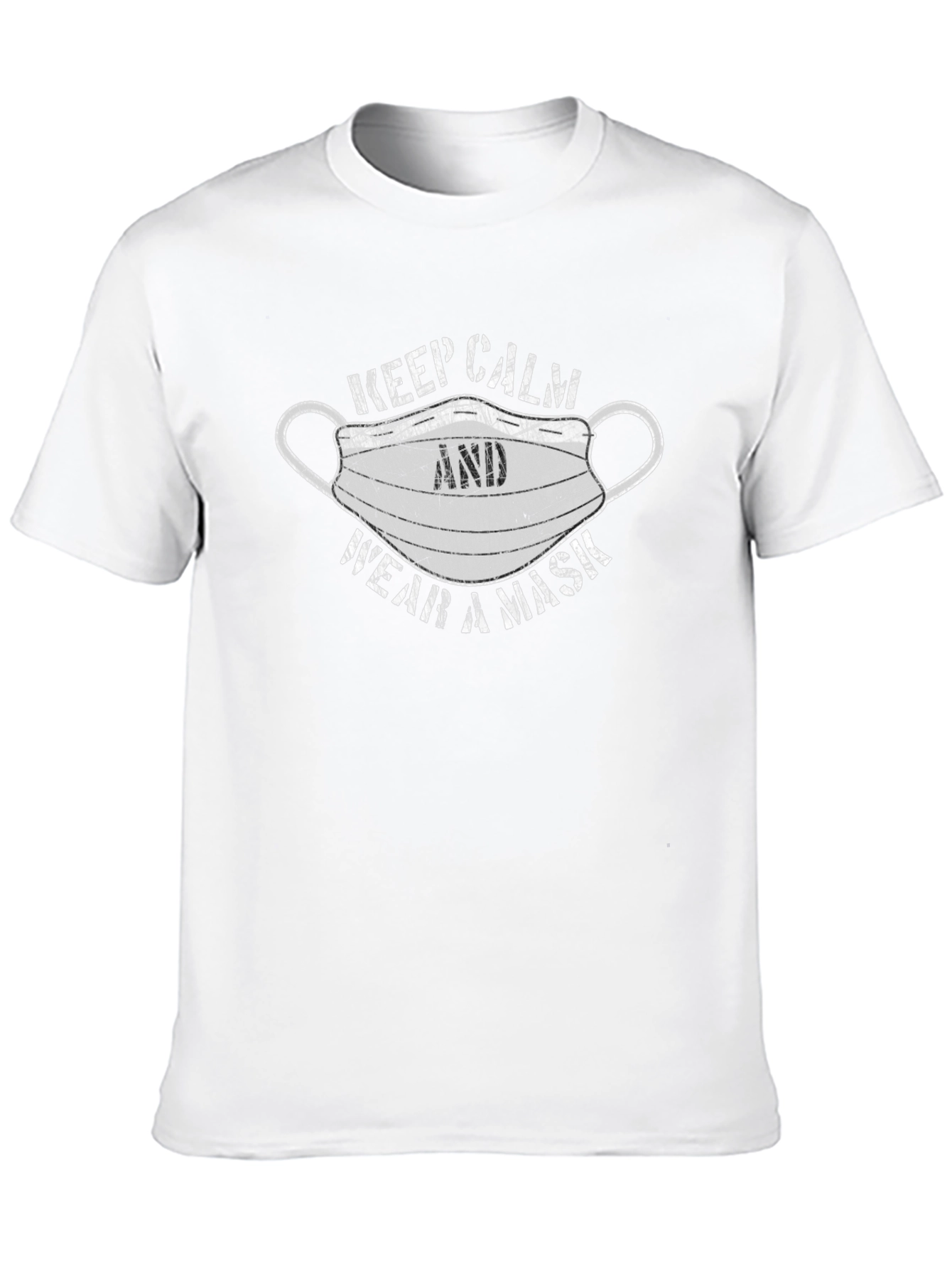 Keep Calm Wear A Mask Graphic T-Shirt