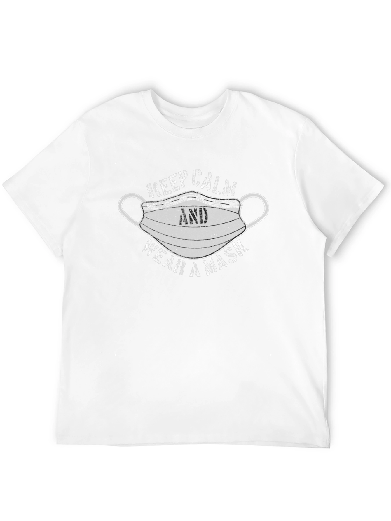 Keep Calm Wear A Mask Graphic T-Shirt