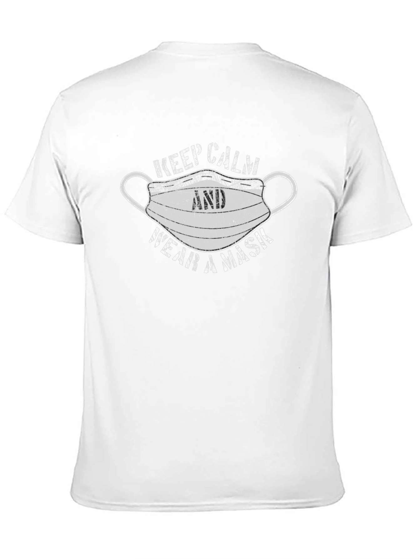 Keep Calm Wear A Mask Graphic T-Shirt