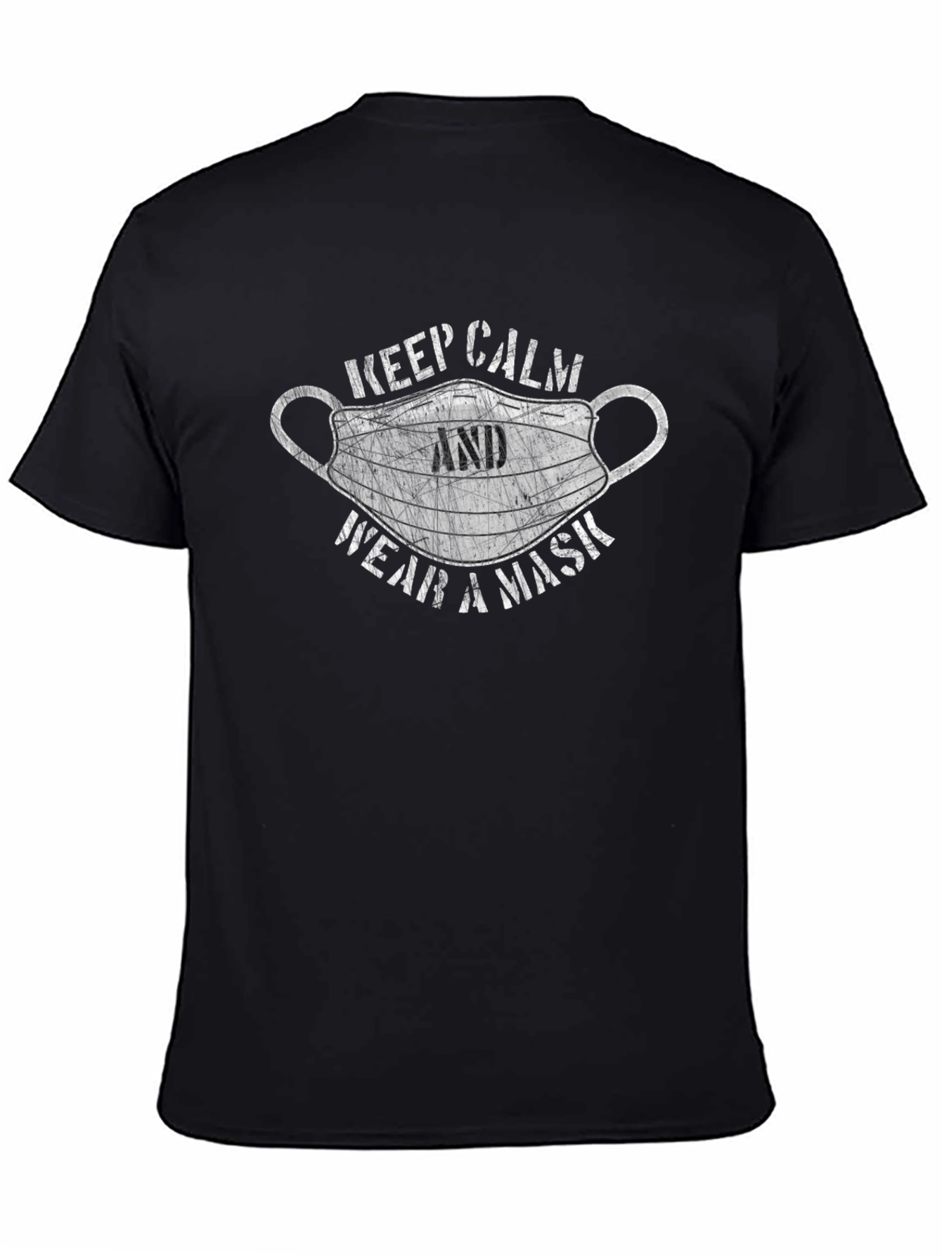 Keep Calm Wear A Mask Graphic T-Shirt