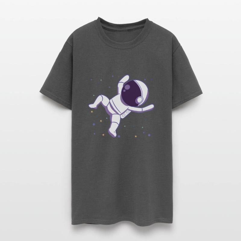 Floating Baby Astronaut Drawing Cartoon Space