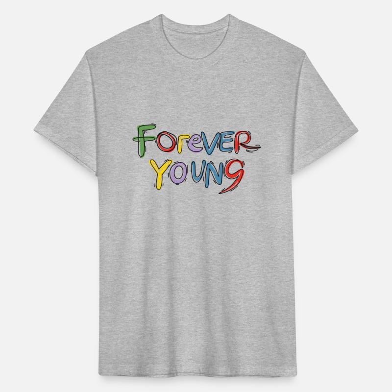 FOREVER YOUNG Hand drawn calligraphy lettering