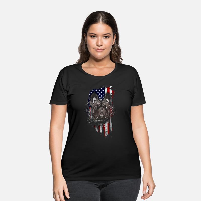 French Bulldog - Bully - Patriotic - US Flag - Dog