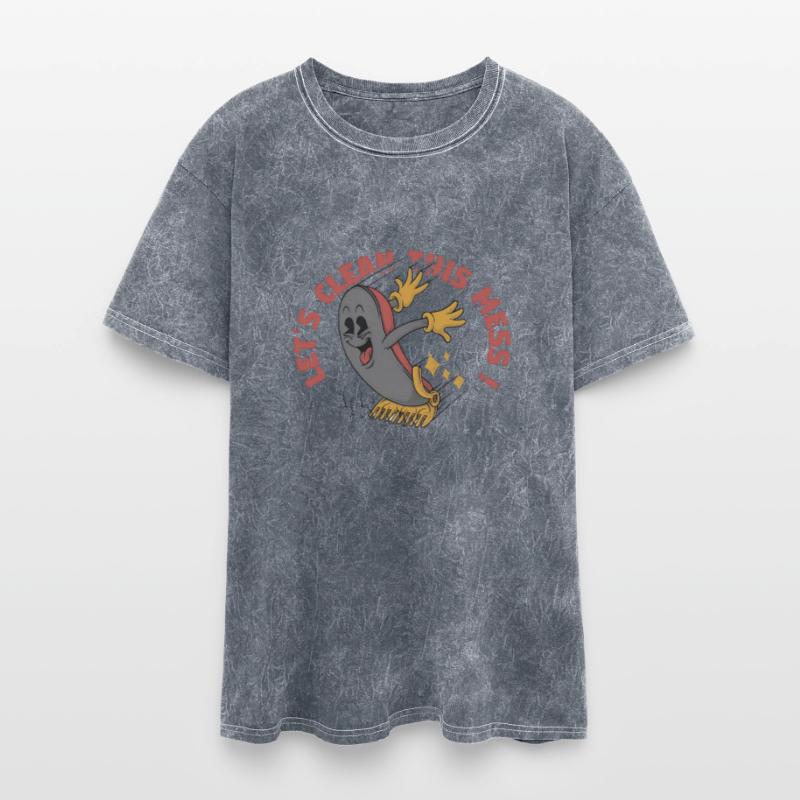 Funny Cleaning Brush Character - Let’s Clean This