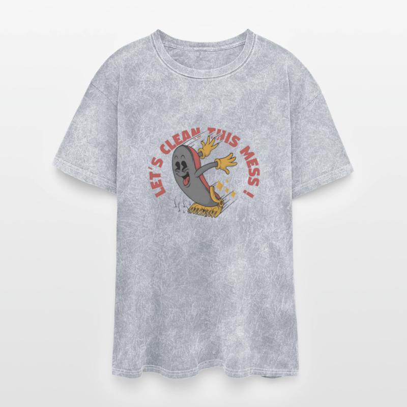 Funny Cleaning Brush Character - Let’s Clean This