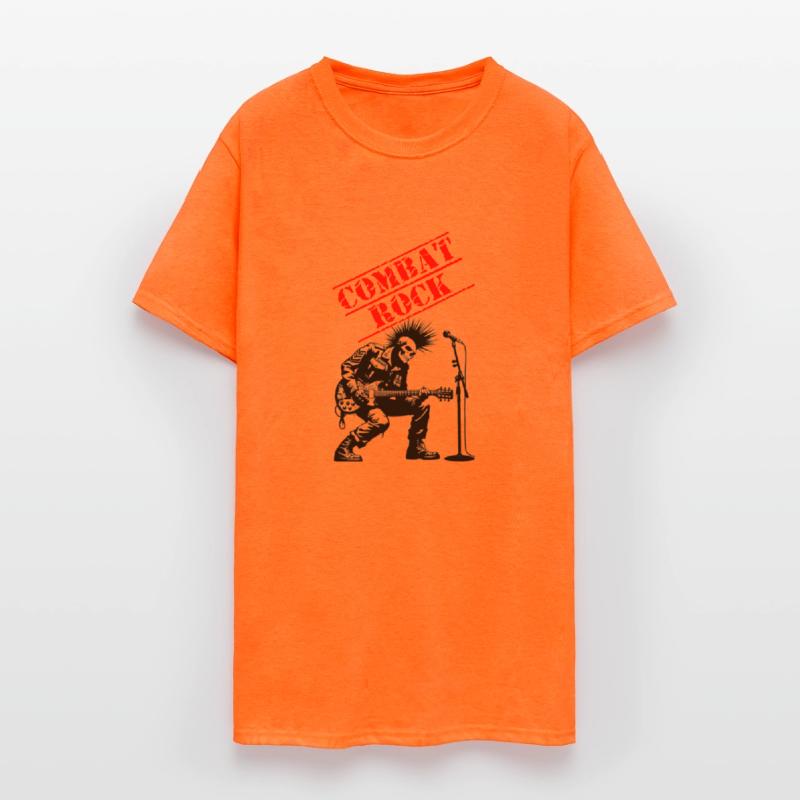 Funny combat rock punk soldier t shirt