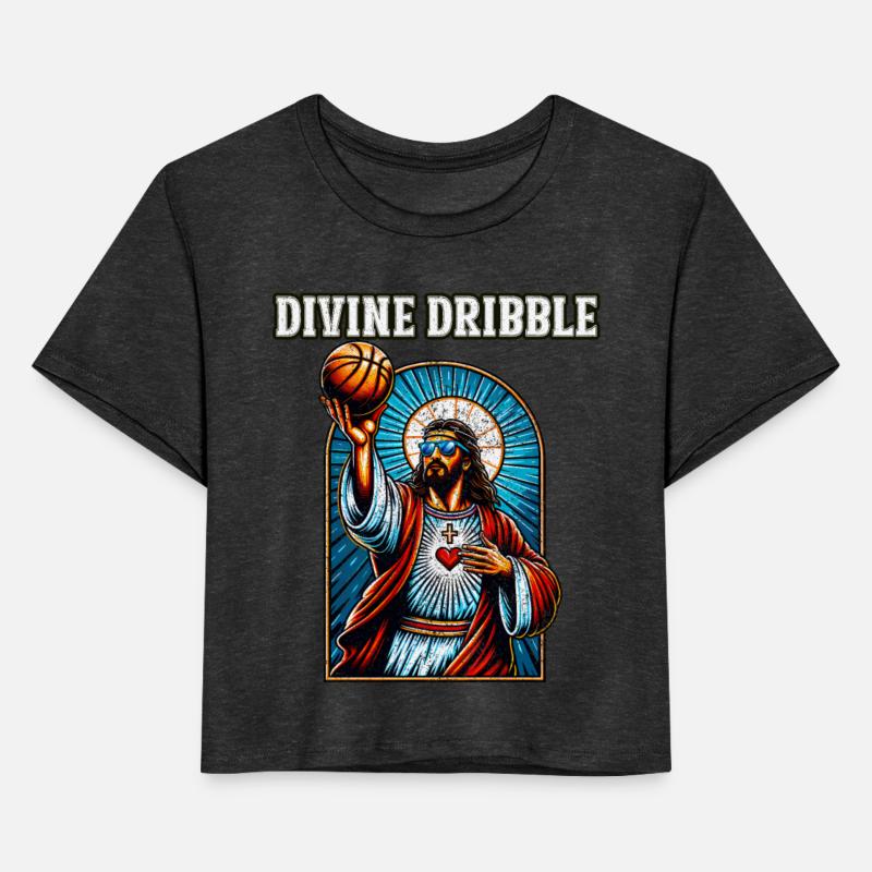 Funny Jump Shot Jesus Christian Basketball Gift
