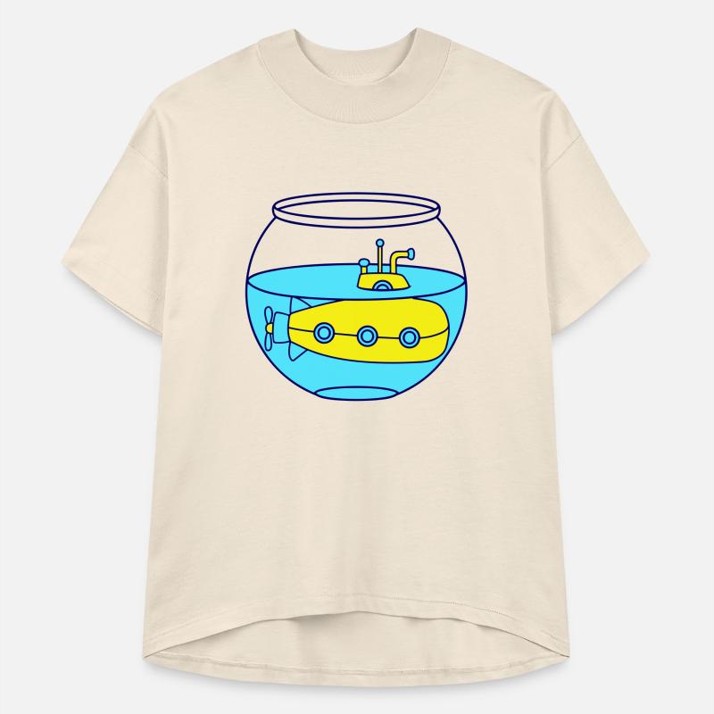 Funny Little Submarine Goldfish Bowl Aquarium Fun